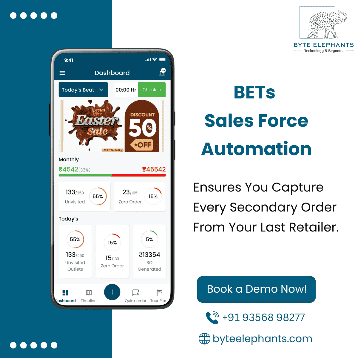 BETs SFA - Capture Every Secondary Order Seamlessly