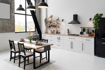 Beautiful way to decorate your kitchen with wallpaper