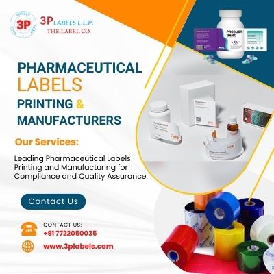 High-Quality Pharmaceutical Labels Printing & Manufacturing by 3P Labels