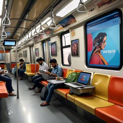 Boost Your Brand with Delhi Metro Advertisement – Metro Space