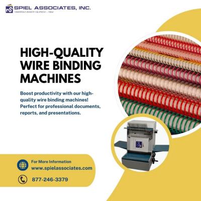 High-Quality Wire Binding Machines – Perfect for Offices & Print Shops