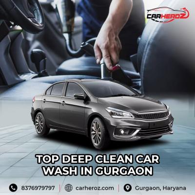 Top Deep Clean Car Wash in Gurgaon - CARHEROZ
