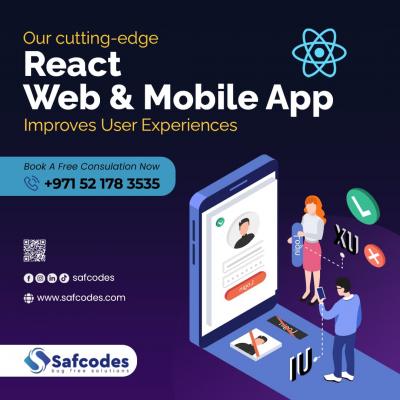 Top React Native App Development Company in Dubai – Safcodes