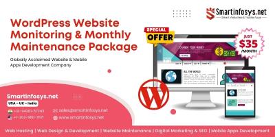 WordPress Website Monitoring & Monthly Maintenance Package – Now $35 Monthly