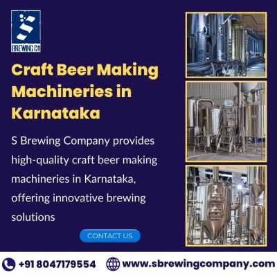 Craft Beer Making Machineries in Karnataka