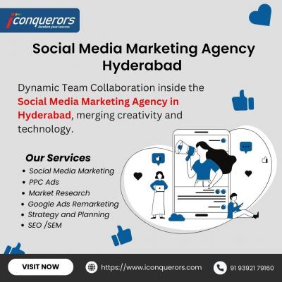 Social Media Marketing Agency Hyderabad | +91 93921 79160 | iConquerors