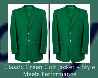 Classic Green Golf Jacket – Style Meets Performance