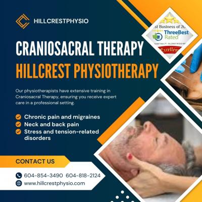 Craniosacral Therapy at Hillcrest Physiotherapy - Hillcrestphysio