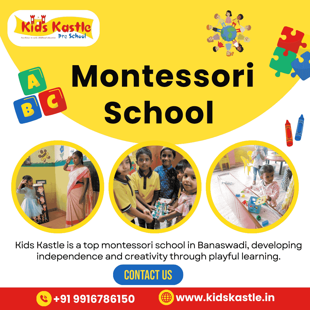 Montessori School in Banaswadi Kids Kastle