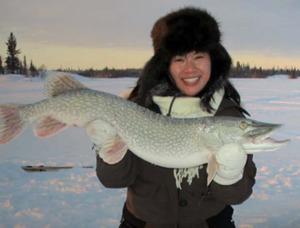 Ice Fishing in Yellowknife