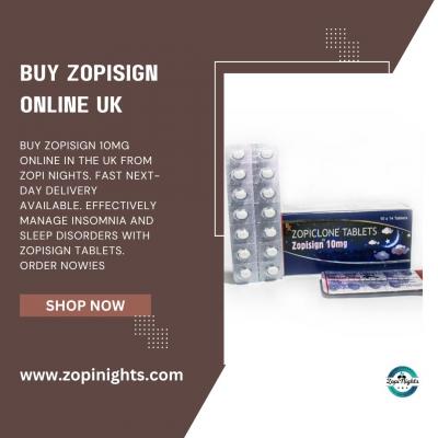 Zopisign 10mg Tablet In London
