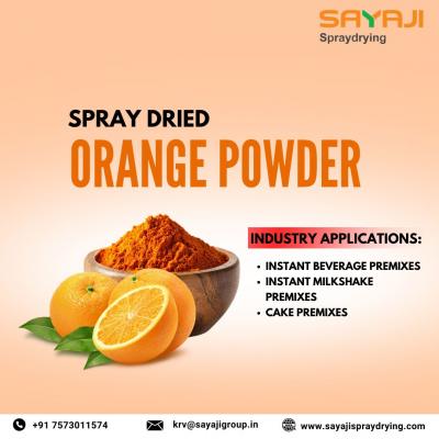 Natural Orange Fruit Powder, Spray Dried Orange Powder Supplier
