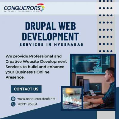 Drupal Web Development Services in Hyderabad | +91 701 319 6804 | Conquerors Tech