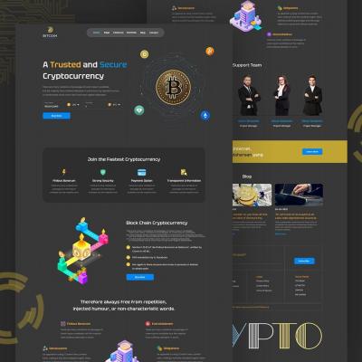 Crypto Website Landing Page