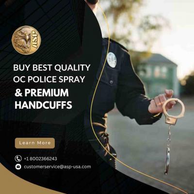  Buy Best Quality OC Police Spray & Premium Handcuffs