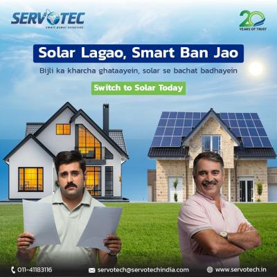 Cut your Electricity Bills with Servotech Solar Panel