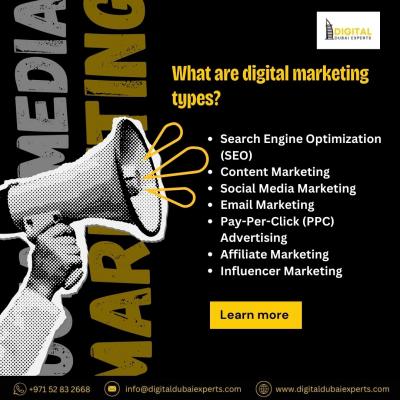 What Are Digital Marketing Types In Dubai