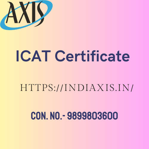ICAT Certificate 