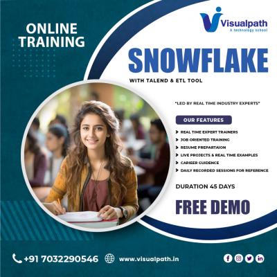 Master Snowflake Online Training with Expert Training - Hyderabad Tutoring, Lessons