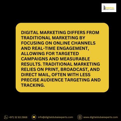 Traditional Marketing vs. Digital Marketing: What’s the Difference