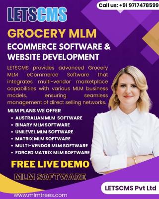 Grocery MLM eCommerce Software and Website Development by LETSCMS