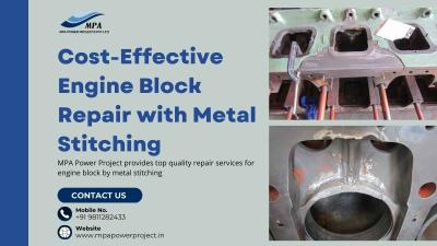 Cost-Effective Engine Block Repair with Metal Stitching