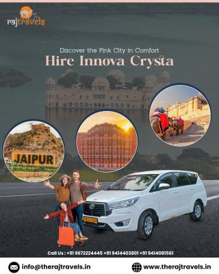 Hire Innova Crysta in Jaipur | Best Rental Rates & Service