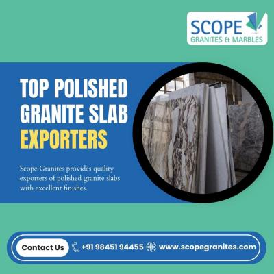 Top Polished Granite Slab Exporters in 