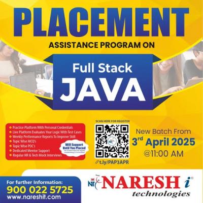 Best Placement Assistance Program on Java 
