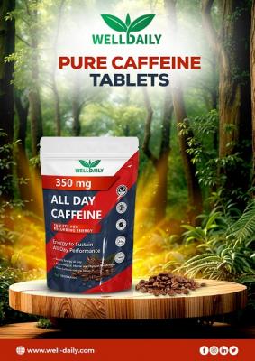 Buy Caffeine Tablets Online - Well Daily Best Energy Boost
