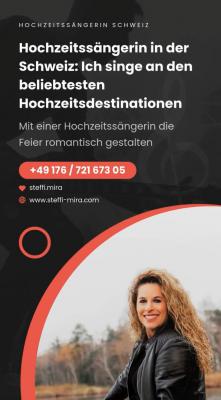 Hochzeitssängerin Schweiz – Steffi-Mira - Wiesbaden Art, Music