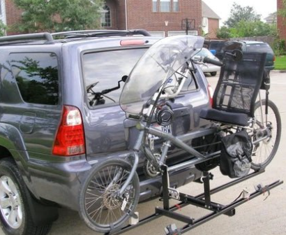 Receiver Hitch Trike Rack