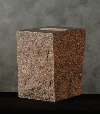 Square Granite Cemetery Vases