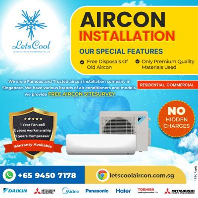 Aircon installation Promotion - Singapore Region Other