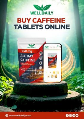 Buy Caffeine Tablets Online | Only at Well Daily