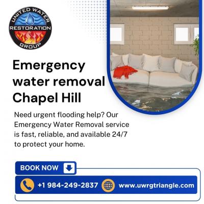 Emergency water removal Chapel Hill