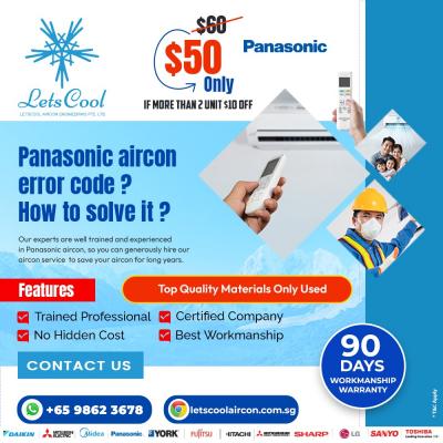 Panasonic Aircon Error code servicing - Singapore Region Other