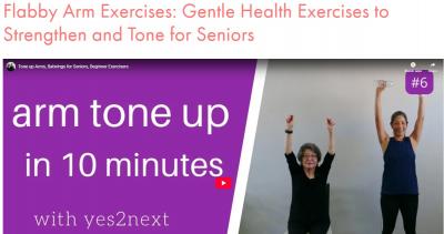 Flabby arm exercises