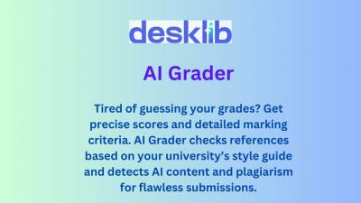 Boost Your Grades with Desklib's AI Grader-US 