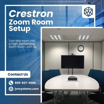 Crestron Zoom Room Setup NY