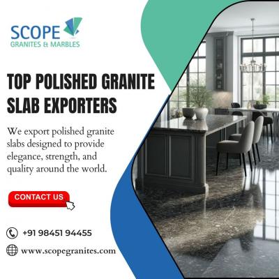 Top Polished Granite Slab Exporters in 