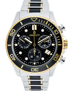 Herrenuhr Schwarz Gold - Siegen Jewellery