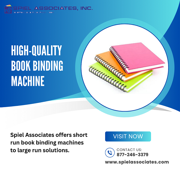 High-Quality Book Binding Machine for Sale – Spiel Associates