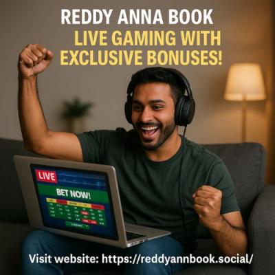 Reddy Anna Book: Live Gaming with Exclusive Bonuses!