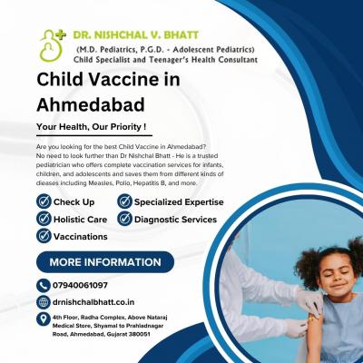 Child Vaccine in Ahmedabad - Ahmedabad Childcare