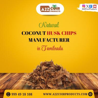 Natural Coconut Husk Chips Manufacturer in Tamilnadu