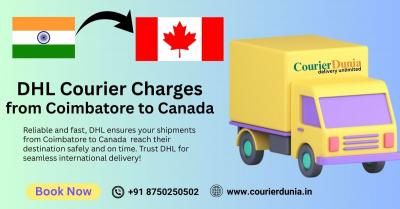 DHL Courier Charges from Coimbatore to Canada