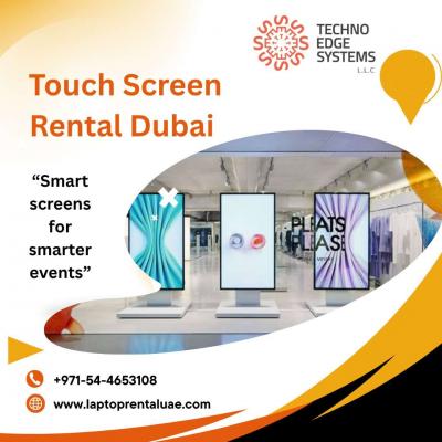 How to Save Money when Renting Touch Screens in Dubai?