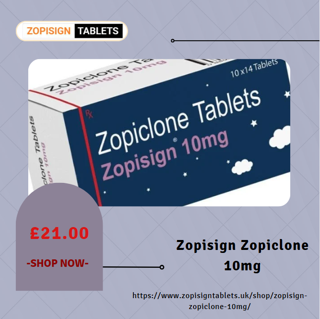 Zopisign Zopiclone 10mg