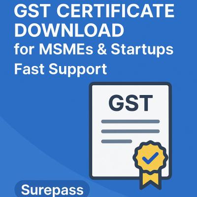 Simplify Your Compliance – Surepass Offers Instant GST Certificate Download